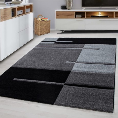 Przejdź do produktu Dywan nowoczesny Hawaii 3D szaro-czarny 160 cm x 230 cm  