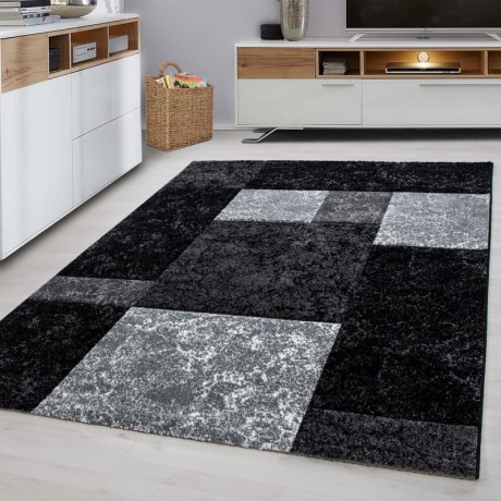 Przejdź do produktu Dywan nowoczesny Hawaii 3D czarno-szary 200 cm x 290 cm 
