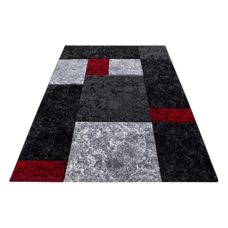 Przejdź do produktu Dywan nowoczesny Hawaii 3D szaro-czarno-czerwony 120 cm x 170 cm 
