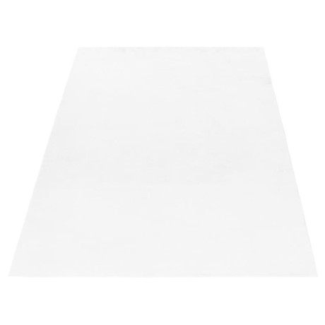 Przejdź do produktu Dywan pluszowy Pouffy biały 140 cm x 200 cm