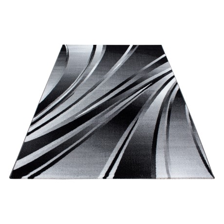 Przejdź do produktu Dywan nowoczesny Parma Linie szaro-czarny 200 cm x 290 cm