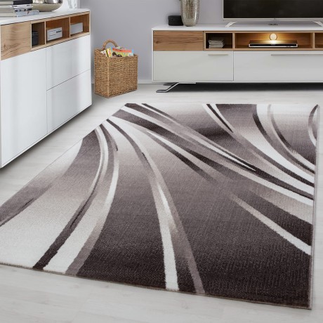 Przejdź do produktu Dywan nowoczesny Parma Linie brązowy 160 cm x 230 cm