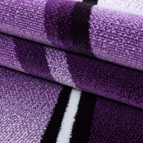 Przejdź do produktu Dywan nowoczesny Parma Linie fioletowy 80 cm x 300 cm