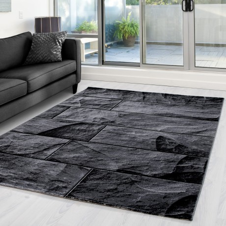 Przejdź do produktu Dywan nowoczesny Parma Granit szaro-czarny 280 cm x 370 cm