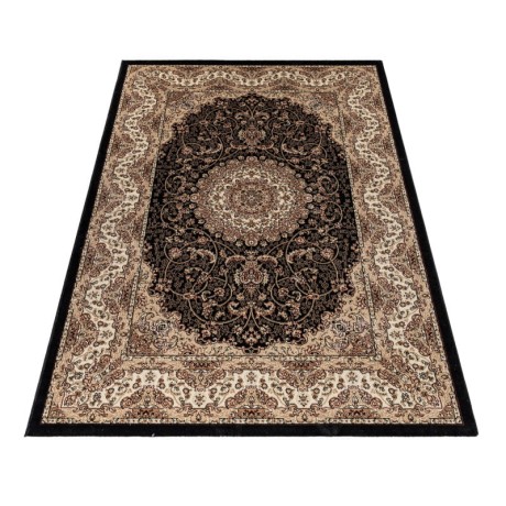 Przejdź do produktu Dywan klasyczny Kashmir  Ornament beżowo-czarny 160 cm x 230 cm  