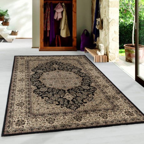 Przejdź do produktu Dywan klasyczny Kashmir  Ornament czarno-beżowy 200 cm x 290 cm 