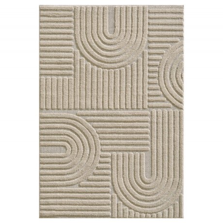 Przejdź do produktu Dywan nowoczesny 3D Art beżowy 120 cm x 170 cm  