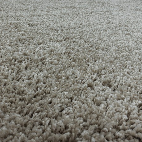 Przejdź do produktu Dywan shaggy Sydney cappucino koło 200 cm x 200 cm