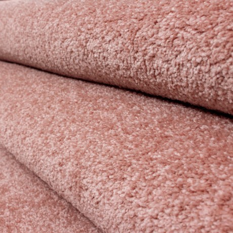 Przejdź do produktu Dywan jednolity Ata różowy 120 cm x 120 cm koło