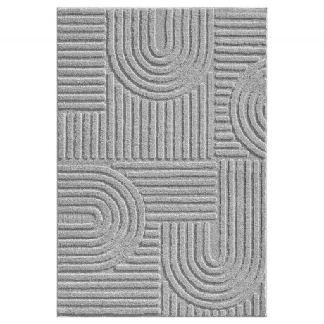 Przejdź do produktu Dywan nowoczesny 3D Art szary 120 cm x 170 cm 