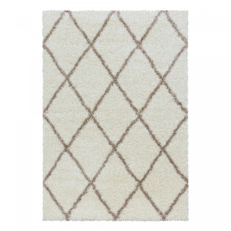 Przejdź do produktu Dywan shaggy Alvor Romby kremowy 120 cm x 170 cm