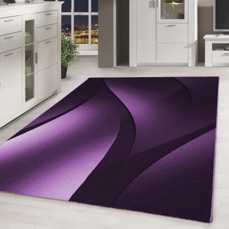 Przejdź do produktu Dywan nowoczesny Plus Linie fioletowy 120 cm x 170 cm  
