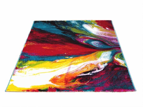 Przejdź do produktu Dywan nowoczesny Folk impresja wielokolorowy 160 cm x 230 cm 