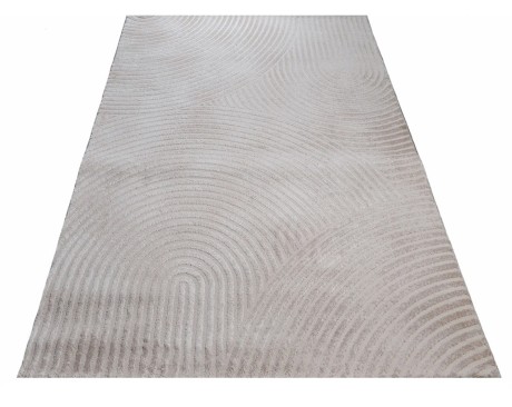 Przejdź do produktu Dywan nowoczesny 3D Anett geometria beżowy 200 cm x 290 cm