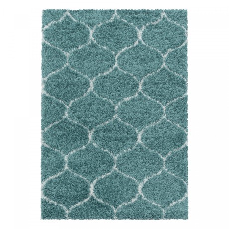 Przejdź do produktu Dywan shaggy Salsa koniczyna niebieski 120 cm x 170 cm