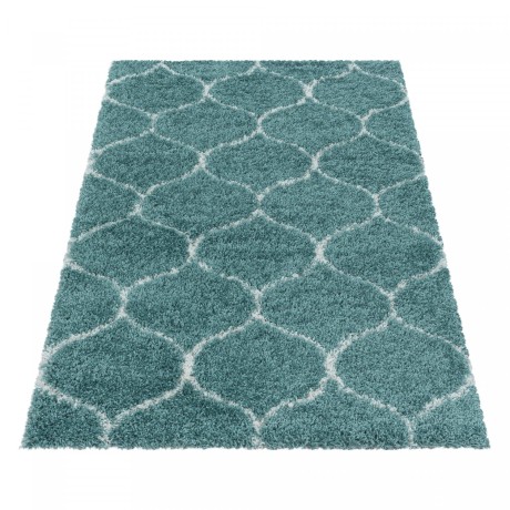 Przejdź do produktu Dywan shaggy Salsa koniczyna niebieski 160 cm x 230 cm