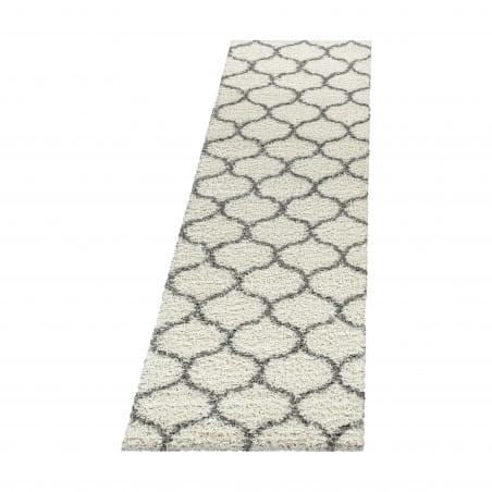 Przejdź do produktu Dywan shaggy Salsa koniczyna kremowy 80 cm x 250 cm
