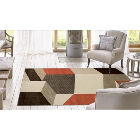Przejdź do produktu Dywan nowoczesny Lara Iluzja wielokolorowy 160 cm x 230 cm  