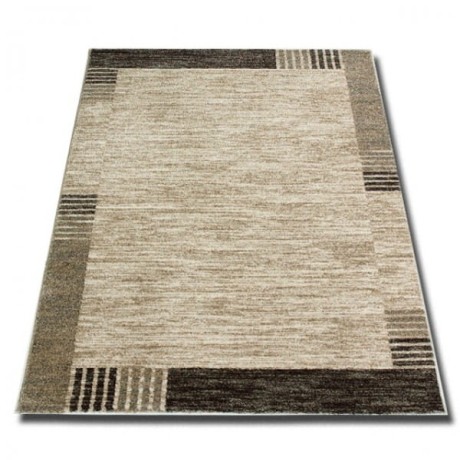 Przejdź do produktu Dywan nowoczesny Lara Ramka beżowy 140 cm x 200 cm 