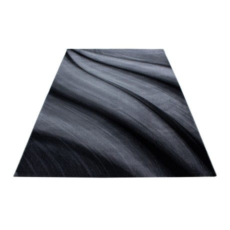 Przejdź do produktu Dywan nowoczesny Miami fale szaro-czarny 240 cm x 340 cm