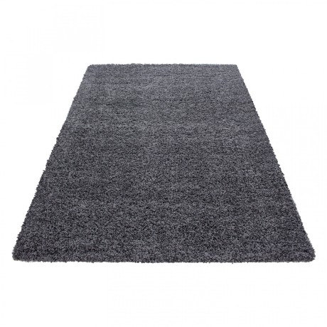 Przejdź do produktu Dywan shaggy jednokolorowy szary 100 cm x 200 cm