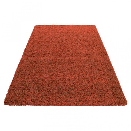Przejdź do produktu Dywan shaggy jednokolorowy ceglany 200 cm x 290 cm