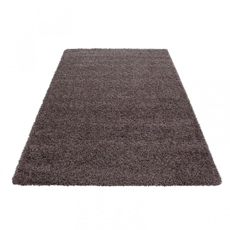 Przejdź do produktu Dywan shaggy jednokolorowy jasny brąz 160 cm x 230 cm