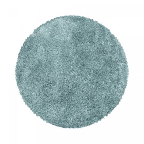 Przejdź do produktu Dywan shaggy Fluffy Super Soft błękitny  koło 200 cm x 200 cm