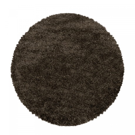 Przejdź do produktu Dywan shaggy Fluffy Super Soft brązowy koło 160 cm x 160 cm