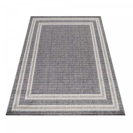 Przejdź do produktu Dywan zewnętrzny Aruba Ramka szary 140 cm x 200 cm