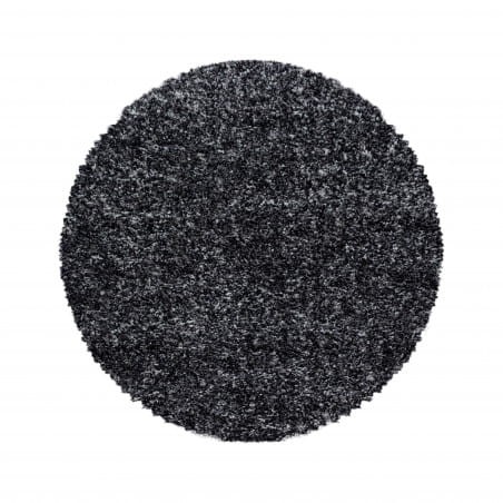 Przejdź do produktu Dywan shaggy Enjoy antracyt wielokolorowy 160 cm x 160 cm koło