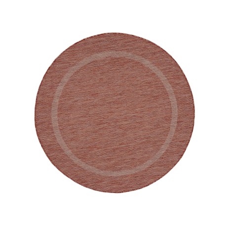 Przejdź do produktu Dywan zewnętrzny Relax ramka czerwony koło 120 cm x 120 cm 