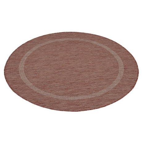 Przejdź do produktu Dywan zewnętrzny Relax ramka czerwony koło 120 cm x 120 cm 