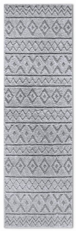 Przejdź do produktu Dywan nowoczesny 3D Elle Collection Gallery Boho szary 80 cm x 240 cm 