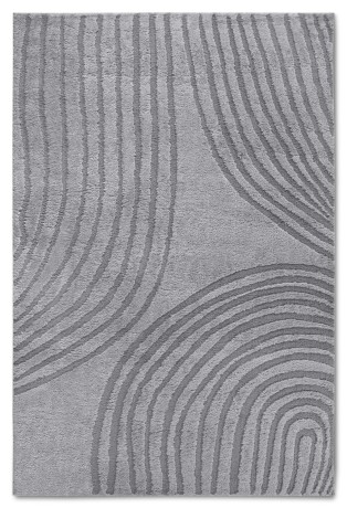 Przejdź do produktu Dywan nowoczesny 3D Elle Collection Gallery Geometria szary 80 cm x 120 cm