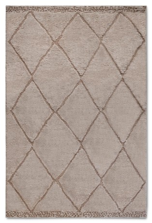 Przejdź do produktu Dywan nowoczesny 3D Elle Collection Gallery Romby beżowy 120 cm x 170 cm