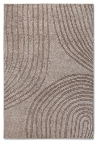Przejdź do produktu Dywan nowoczesny 3D Elle Collection Gallery Geometria beżowy 120 cm x 170 cm  