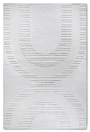 Przejdź do produktu Dywan nowoczesny 3D Elle Collection Gallery Geometryczny kremowy 120 cm x 170 cm 