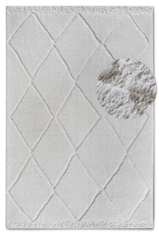 Przejdź do produktu Dywan nowoczesny 3D Elle Collection Gallery Romby kremowy 200 cm x 280 cm 