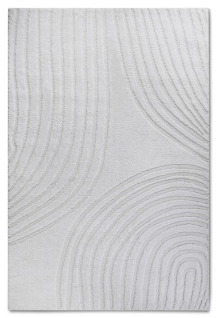 Przejdź do produktu Dywan nowoczesny 3D Elle Collection Gallery Geometria kremowy 120 cm x 170 cm