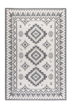 Przejdź do produktu Dywan dwustronny zewnętrzny Gemini szaro-kremowy 200 cm x 290 cm 