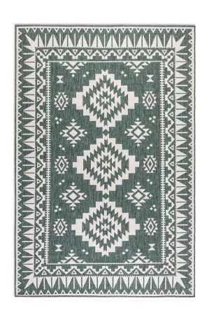 Przejdź do produktu Dywan dwustronny zewnętrzny Gemini kremowo-zielony 200 cm x 290 cm