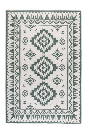 Przejdź do produktu Dywan dwustronny zewnętrzny Gemini kremowo-zielony 200 cm x 290 cm