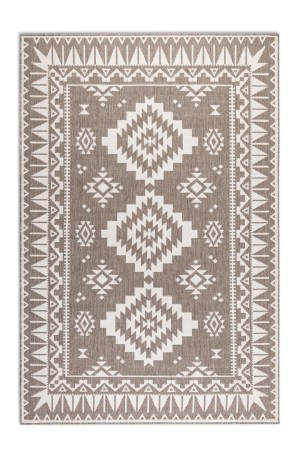 Przejdź do produktu Dywan dwustronny zewnętrzny Gemini kremowo-brązowy 200 cm x 290 cm 