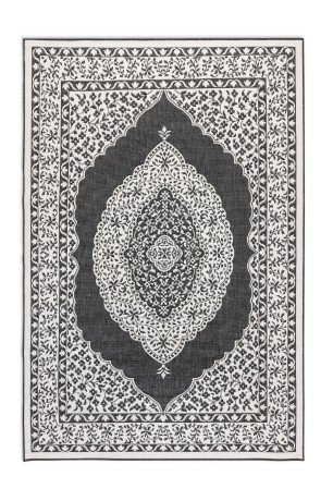 Przejdź do produktu Dywan dwustronny zewnętrzny Gemini Alladyn czarno-kremowy 200 cm x 290 cm 