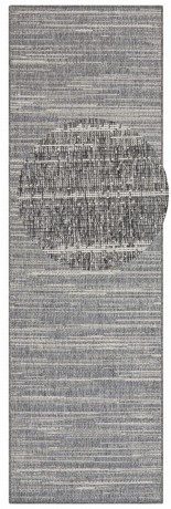 Przejdź do produktu Dywan dwustronny zewnętrzny Gemini szary chodnik 80 cm x 250 cm 