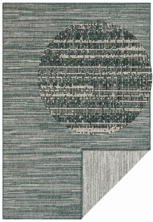 Dywan dwustronny zewnętrzny Gemini zielono-kremowy2.jpg