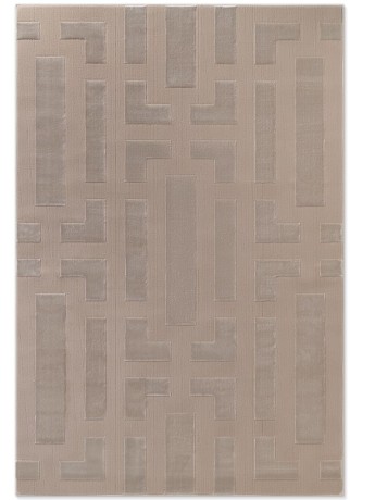 Przejdź do produktu Dywan nowoczesny Perles Geometria beżowy 120 cm x 170 cm 