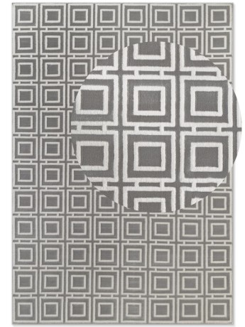 Przejdź do produktu Dywan nowoczesny Perles Romby szaro-kremowe 120 cm x 170 cm