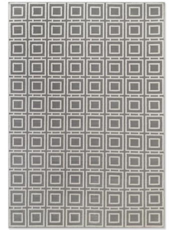 Przejdź do produktu Dywan nowoczesny Perles Romby szaro-kremowe 120 cm x 170 cm
